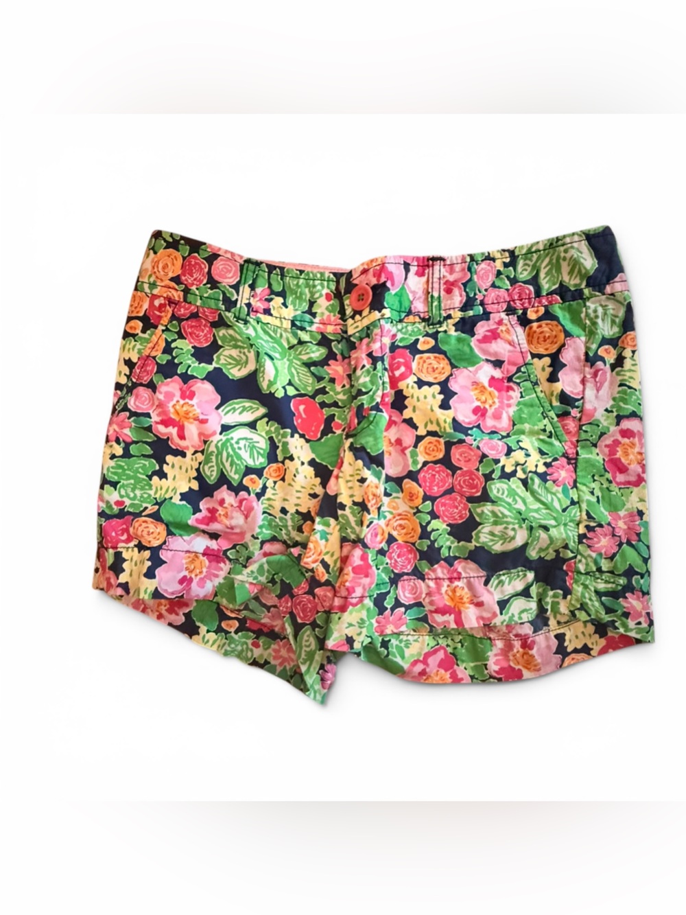 Lilly Pulitzer Shorts - Pink, Green & Navy Size 4